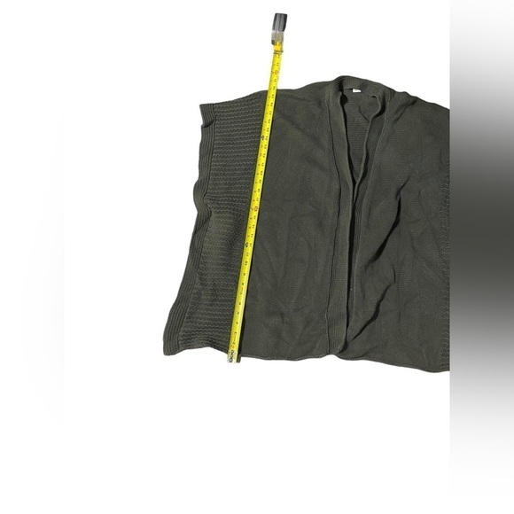 Zestt Women's Organic Cotton Gray Knit Sweater Button Side Cardigan One Size - Picture 5 of 13